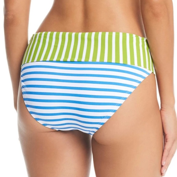 BLEU ROD BEATTIE Banded Fold Over Hipster Bikini Bottom Size 12 - Picture 2 of 13